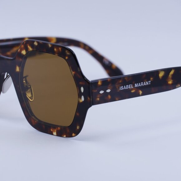 🕶️New Isabel Marant IM 0004/S 0086 70 Sunglasses - Havana Frame, Brown Lenses - Picture 2 of 11